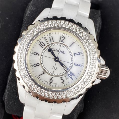 chanel j12 38mm white ceramic watch|chanel j12 automatic watch price.